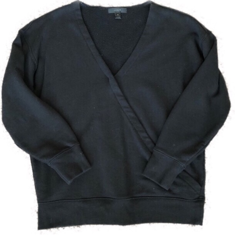 J. Crew Wrap Front Sweatshirt